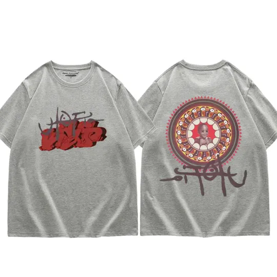 Rapper Cactus Jack Album Utopia Graphic T Shirts