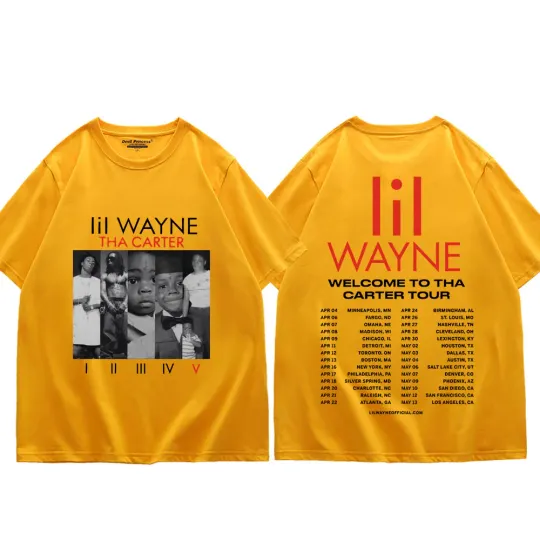 Rapper Lil Wayne Album T Shirt Men Women Hip Hop