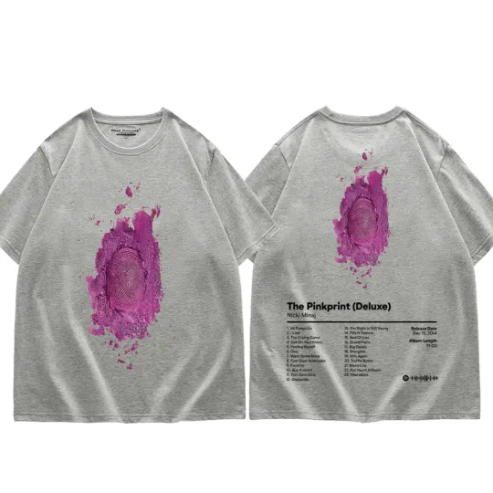 Singer Nicki Minaj Music Album Print T Shirt