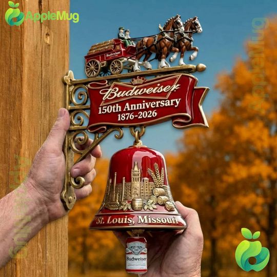 Budweiser 150th Anniversary 1876-2026 Wall Bell