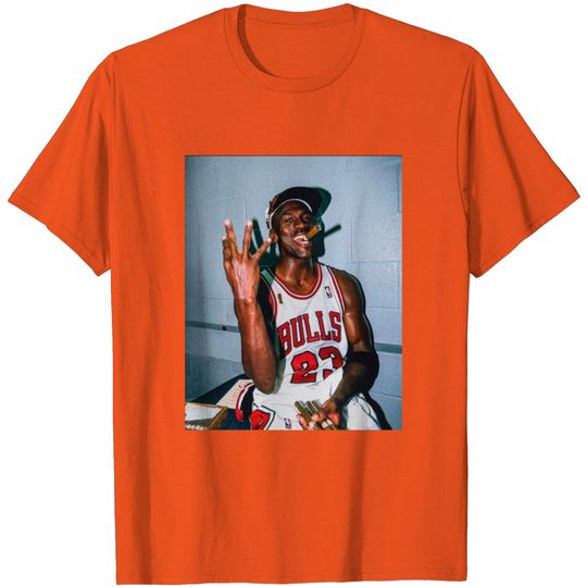 Michael Jordan Peat Cigar Champion T-Shirts
