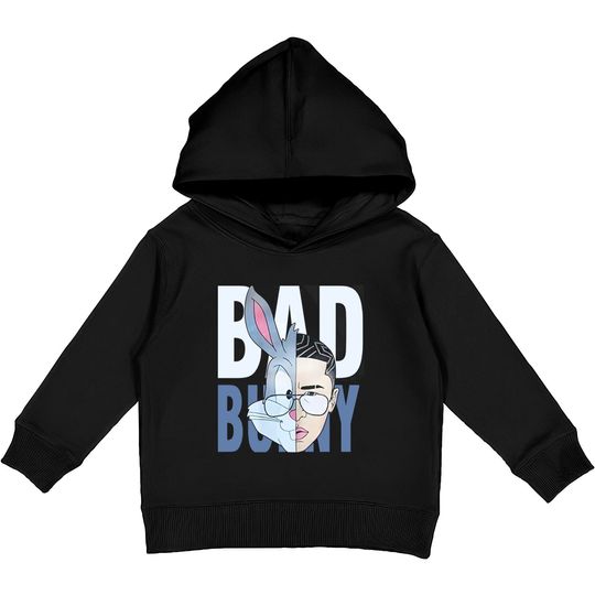 Bad Bunny Two Face Kids Pullover Hoodies