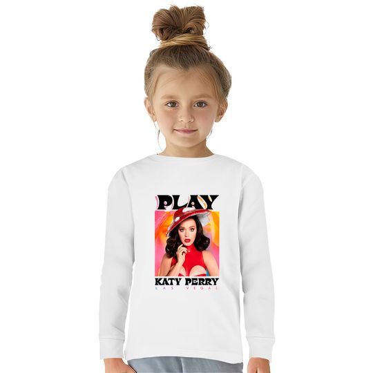 Katy Perry Play 2022 Las Vegas Tour Kids Long Sleeve T-Shirts