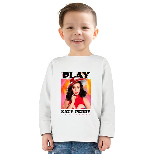 Katy Perry Play 2022 Las Vegas Tour Kids Long Sleeve T-Shirts