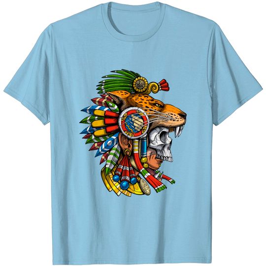 Aztec Jaguar Mask T Shirt