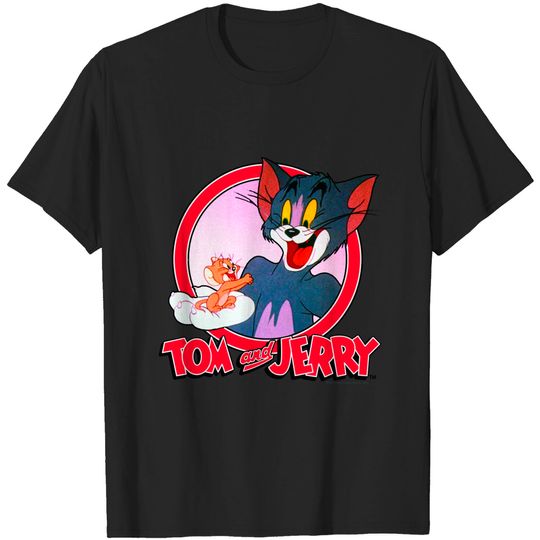 Tom And Jerry T-Shirt Tom And Jerry Retro Style Portrait