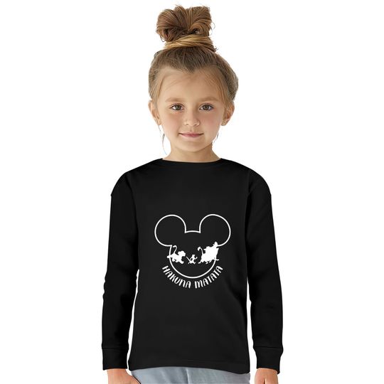 Hakuna Matata Animal Kingdom Disney Family Vacation Kids Long Sleeve T-Shirts