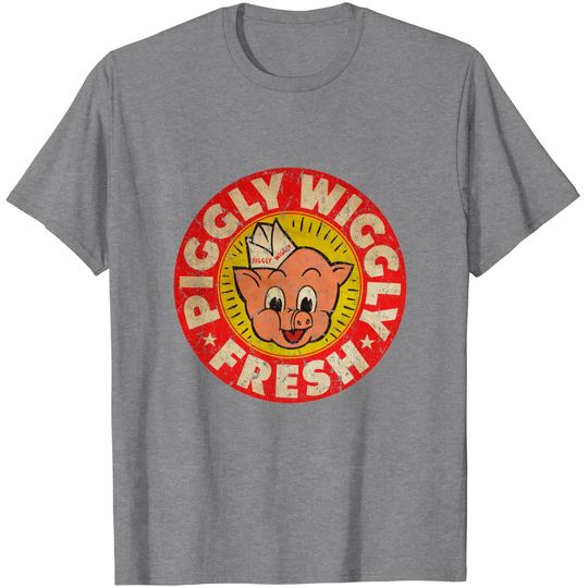 Vintage Piggly Wiggly - Wiggly - T-Shirt