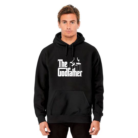 The Godfather Original White Title Logo Pullover Hoodie