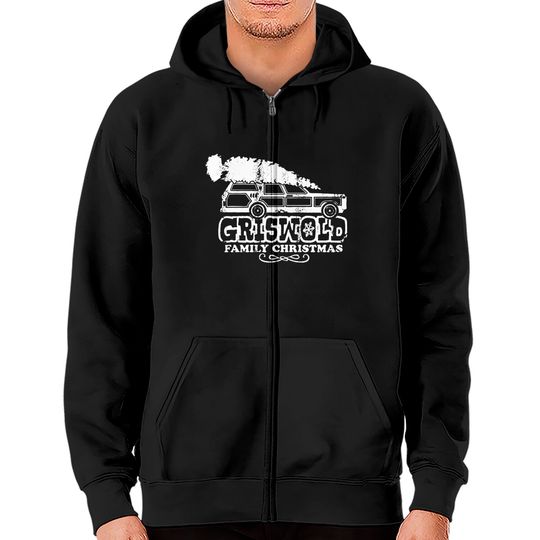 Men's Griswold Family Funny Christmas Vacation Zip Hoodie