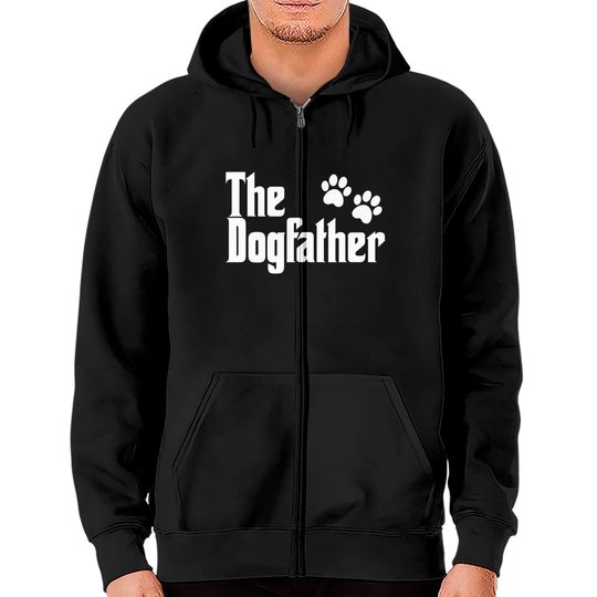 Mens The Dogfather Zip Hoodie