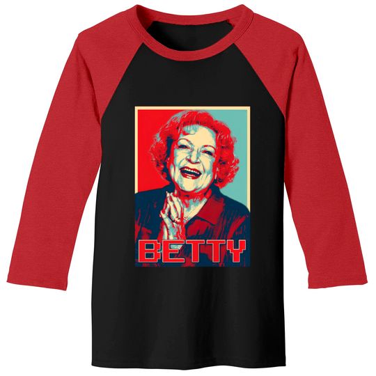 betty - Betty White - Baseball Tees
