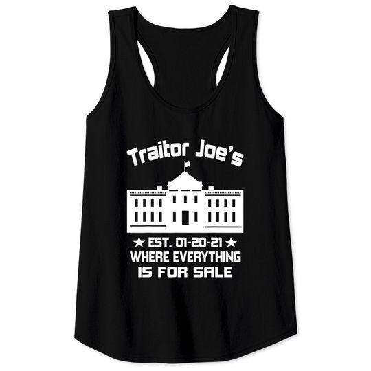 Traitor Joe's Funny Republican Political Tank Top