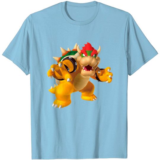 Mario T-Shirts Super Mario Bowser 3D Poster