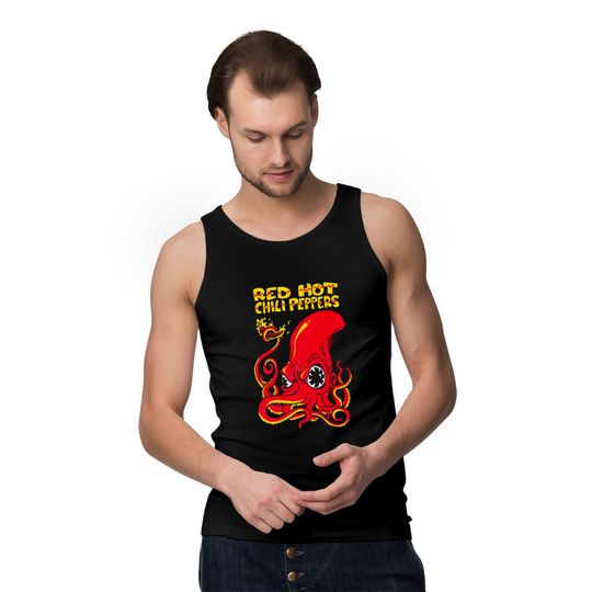 Red Hot Chili Peppers Rock Band Art Pullover Tank Tops