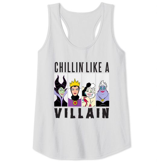 Witches Tank Tops Disney: Villain Gang: Ursula,Evil Queen,Cruella,Maleficent