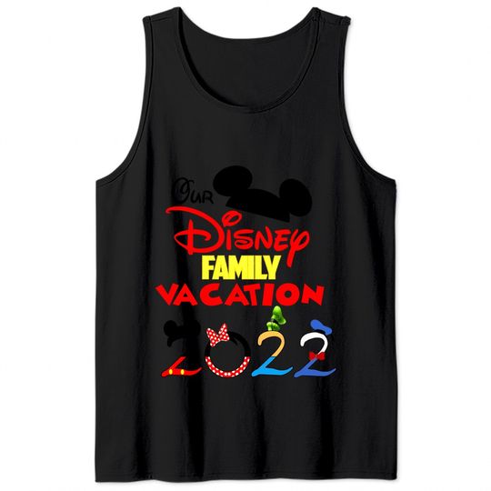 2022 Family Vacation Mickey Mouse Tank Tops
