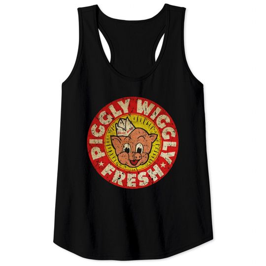 Vintage Piggly Wiggly - Wiggly - Tank Tops