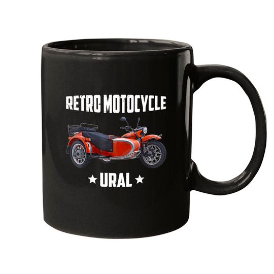 Ural motorcycle motorcyclist gift Mugs