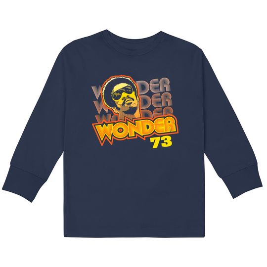 Stevie Wonder 73 - Stevie Wonder -  Kids Long Sleeve T-Shirts