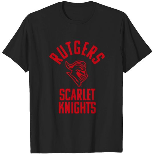 Rutgers Canvas T-shirt University  Large One Color Unisex