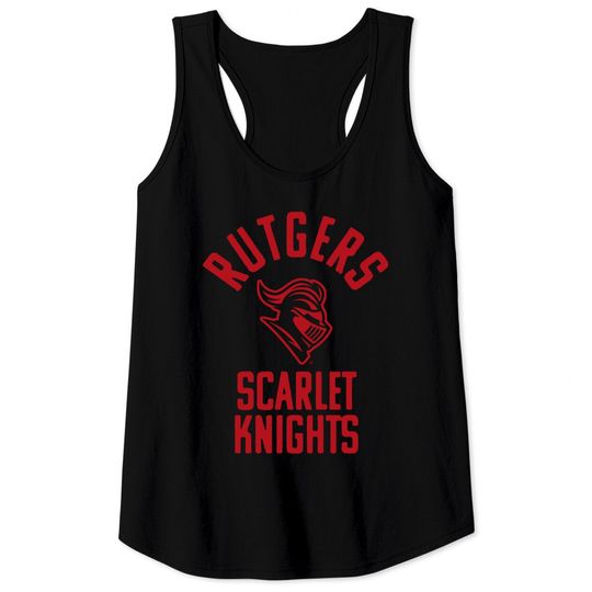Rutgers Canvas Tank Tops University Official Large One Color Unisex