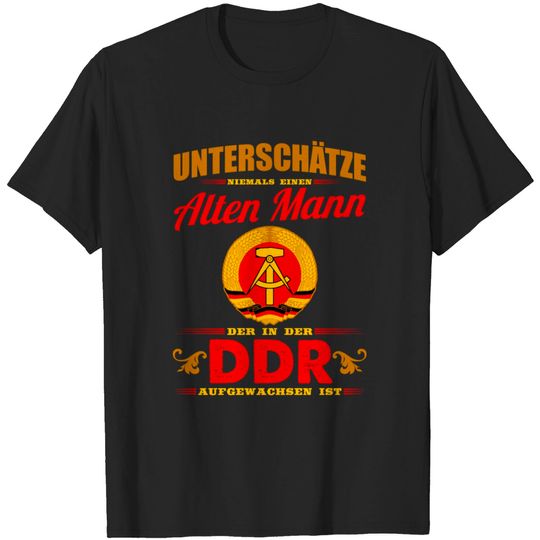 DDR Shirt Old Man Born In The GDR T Shirt