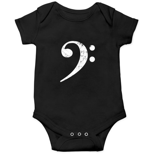 Bass Clef For Bassists And Bass Players Onesie
