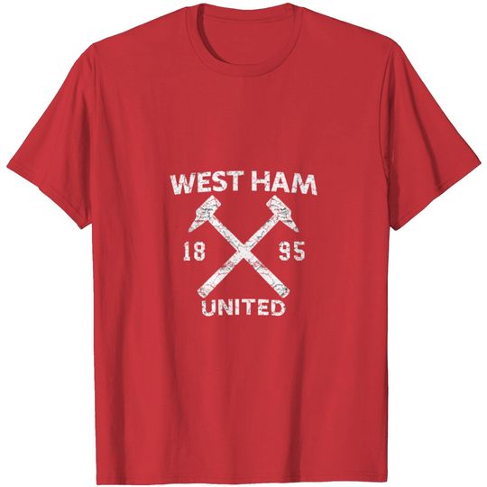West Ham United Hammers 1895 Distressed T Shirt
