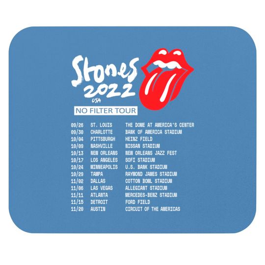 The Rolling Stone 2021 Tour Song Mouse Pads