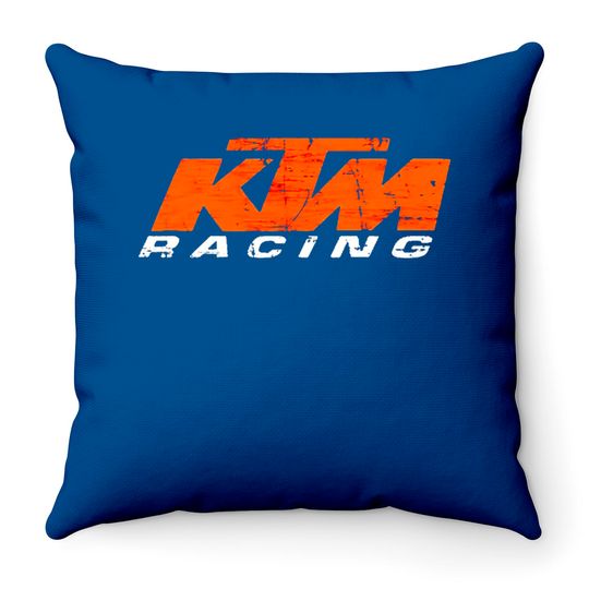 Motorcycle - Ktm Racing - Throw Pillows
