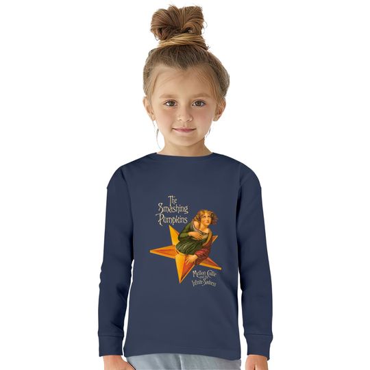 Smashing Pumpkins Alternative Rock Mellon Collie  Kids Long Sleeve T-Shirts