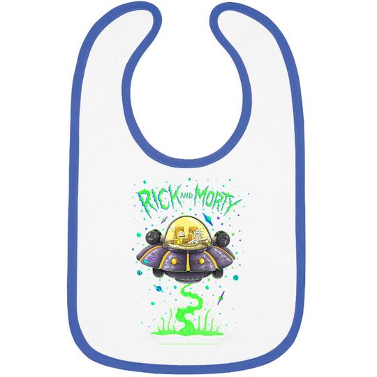 Rick and Rickandmorty Drunk Rick Ship Bibs