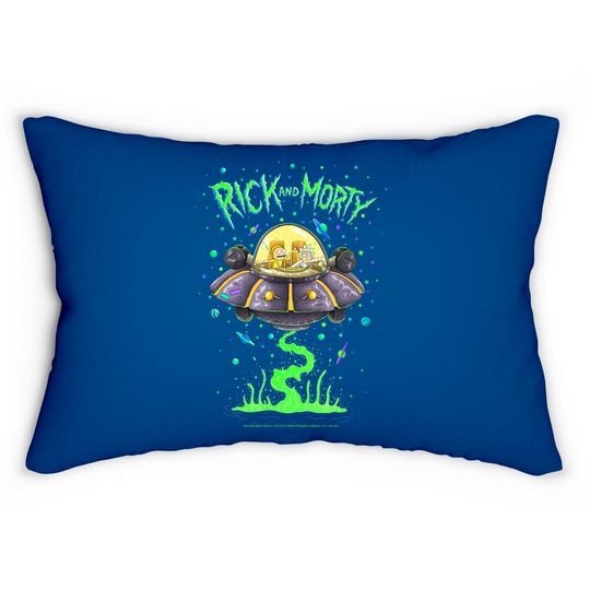 Rick and Rickandmorty Drunk Rick Ship Lumbar Pillows