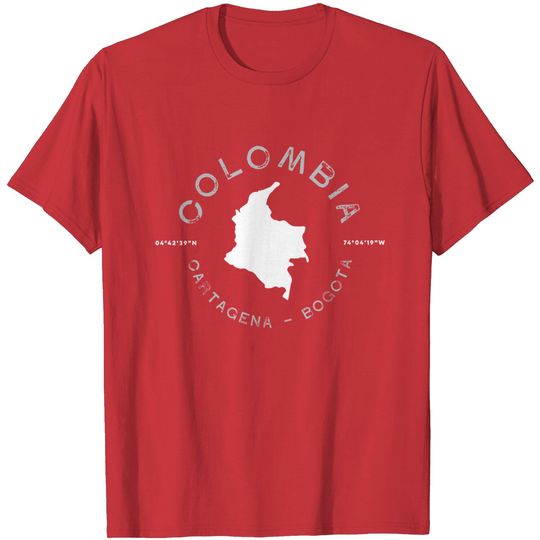 Colombia Bogota Graphic Vintage T-Shirt