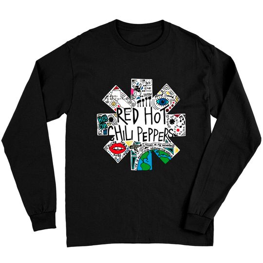 Red Hot Chili Peppers Men's Doodle Logo Long Sleeves