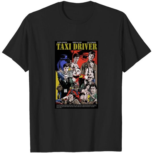 Taxi Driver Movie Poster Funny Gift Designer Unisex T-Shirt