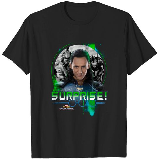 Thor Ragnarok Loki Surprise Green Pop T-Shirt