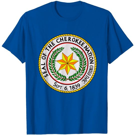 Seal of the Cherokee Nation Cherokee Native American Pride T-Shirt