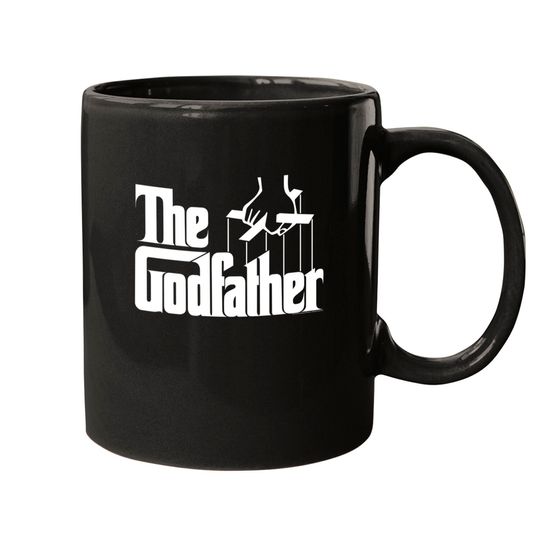The Godfather Original White Title Logo Mugs