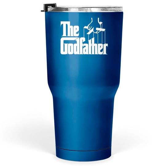 The Godfather Original White Title Logo Tumblers 30 oz