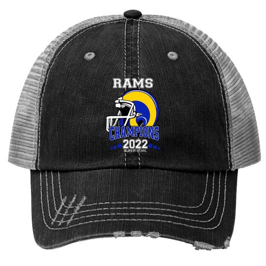 Los Angeles Rams 2022 Super bowl LVI Trucker Hats