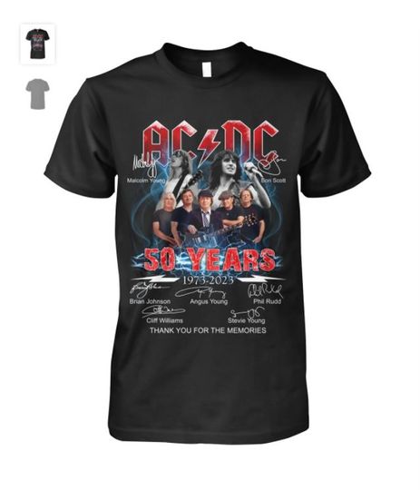 AC DC Thank For Memories T Shirt