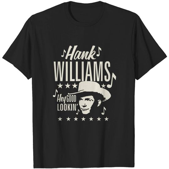 Hank Williams Men's Good Lookin' Portrait T-Shirt