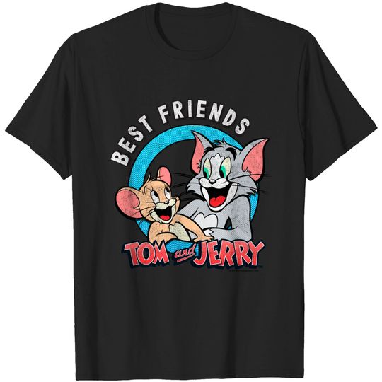 Tom And Jerry T-Shirt Best Friends Portrait
