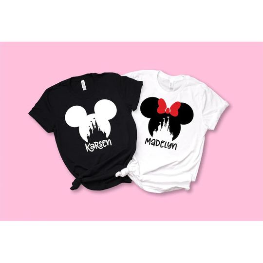 Mickey Minnie Disneyland Family Matching T-Shirts