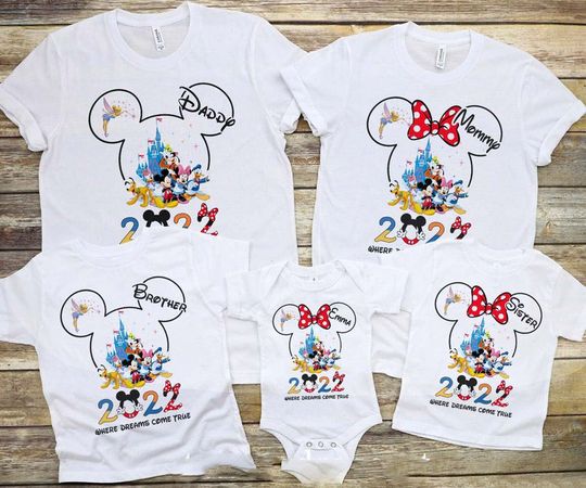 Disney Castle Family Shirt, Disney Vacation Shirt, Retro Castle 2022 Tshirt