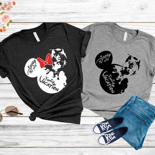 Disney Trip 2022 Minnie And Mickey Disneyland Travel Family Matching 2022 T Shirt