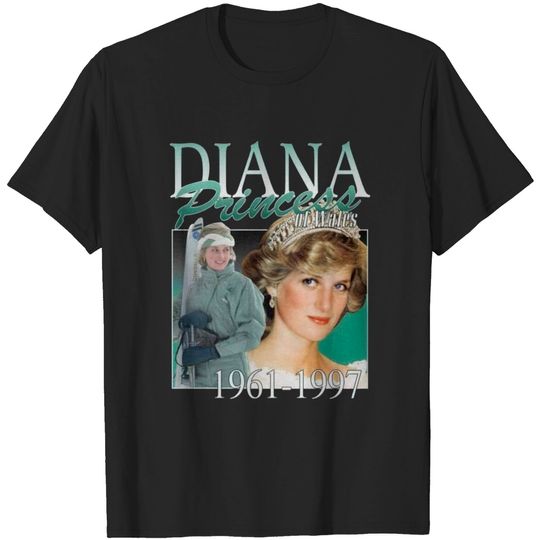 Diana Princess Vintage Style T- Shirt