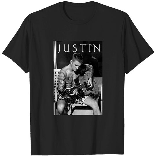 Justin Bieber Vintage Printed Graphic T-Shirt